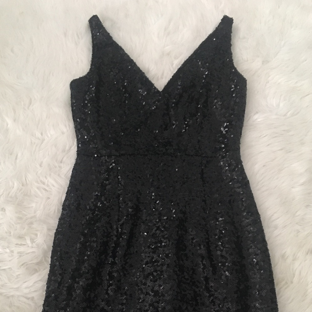 Black Sequin Dress